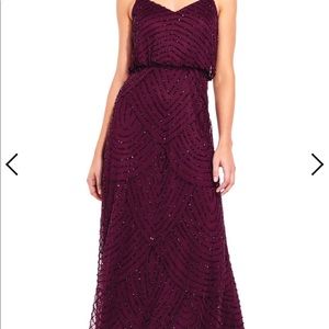 Adrianna Papell beaded gown